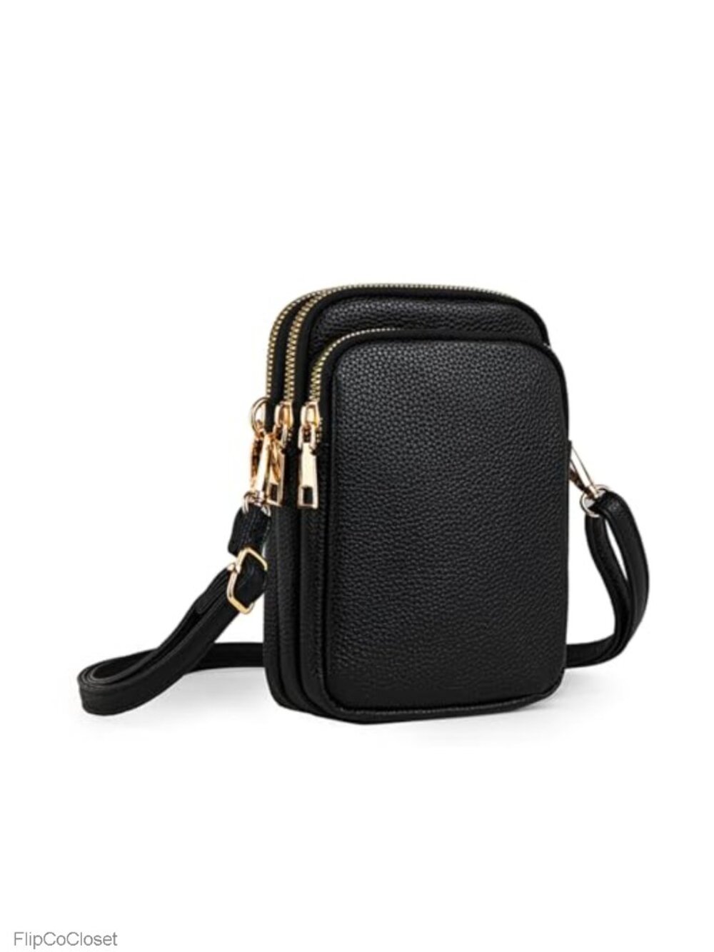 PU Leather Mini Crossbody Phone Bag Wallet with Card Slots Adjustable Strap